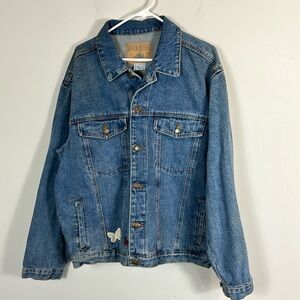 River Blues Jean Jacket women size large